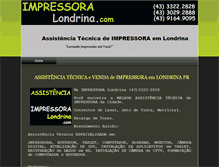 Tablet Screenshot of impressoralondrina.com